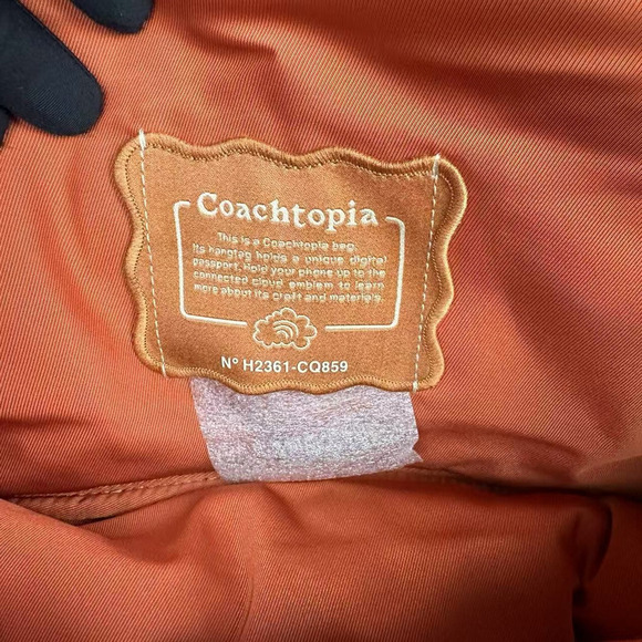 Coach Crossbody Bag in Red and Purple - Picture 8 of 11